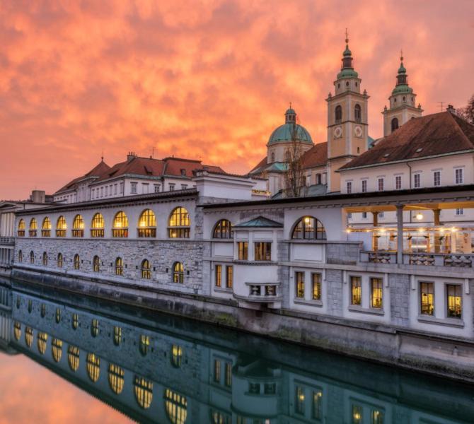 Hotel Siska Ljubljana Exteriör bild